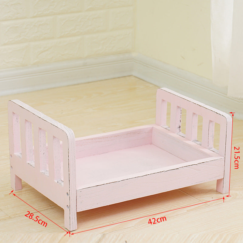 Children's photography props bed