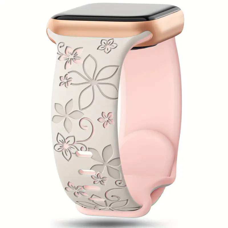 Two-tone Silicone Strap Bauhinia