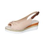 Bow Wedge Casual Sandals Women's Rubber