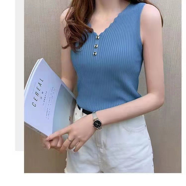 Undershirt Women's Inner Wear V-neck Sling Vest